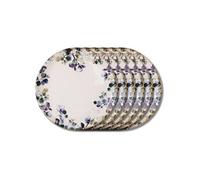 Table Passion – Assiette plate Garden 27,5 cm – Faïence Vert – Lot de 6