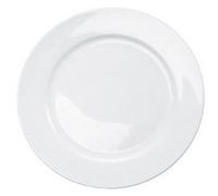 ESMEYER Assiette plate HEIKE, 250 mm, blanc, set de 6