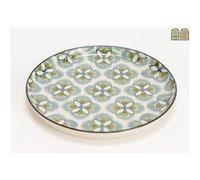 Assiette plate Imany 26 cm (lot de 6) - Amadeus - Décoré - Grès Bleu ciel G