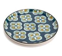 Assiette plate imany bleu 26 cm - 5 dont 1 offerte (lot de 6) - - Bleu - Grès