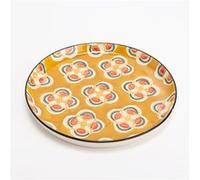 Assiette plate Imany jaune 26 cm - 5 dont 1 offerte (lot de 6) - Amadeus - Décoré - Grès Jaune G