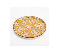 Assiette plate Imany jaune 26 cm - 5 dont 1 offerte (lot de 6) - Amadeus - Jaune - Grès Jaune G