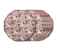 Assiette plate Jaipur 27 cm (lot de 6) - Table Passion - Multicolore - Grès Multicolore G