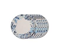 Trend – Assiette plate Jardin bleu 27 cm – Lot de 6