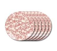 Assiette plate Léa rouge 27 cm (lot de 6) - Table Passion