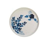 Assiette plate Lison (lot de 6) - Amadeus - Bleu - Grès Bleu
