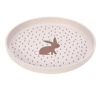 Assiette plate Little Forest Lapin rose