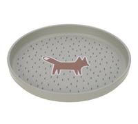 Assiette plate Little Forest Renard vert