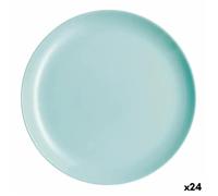 Assiette Plate Luminarc Diwali Turquoise Verre (25 Cm) (24 Unités)