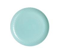 Assiette plate - LUMINARC - Pampille - 25 cm - Turquoise - Verre trempé, fabriquée en France