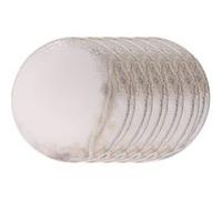 Table Passion – Assiette plate Mojave 27 cm – Grès blanc – Beige – Lot de 6