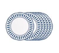 Assiette plate Napoli bleue 27 cm (lot de 6) Table passion