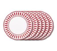 Assiette plate Napoli rouge 27 cm (lot de 6) Table passion