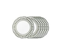 Assiette plate Napoli verte 27 cm (lot de 6) - Table Passion - Vert - Porcelaine G