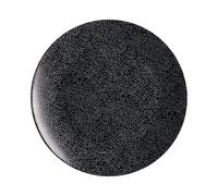 Assiette plate noire 25 cm Zoe Luminarc