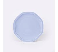 Assiette plate Octogonale 25cm bleu OGRE La Fabrique