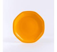 Assiette plate Octogonale jaune OGRE La Fabrique