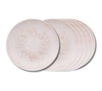 Table Passion – Assiette plate Onyx 27 cm crème – Lot de 6