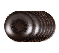 Assiette plate Onyx 27 cm (lot de 6) - Table Passion