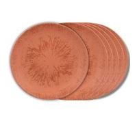 Assiette plate Onyx 27 cm Terracotta (lot de 6) - Table Passion - Orange - Grès Orange G
