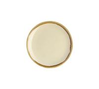 Vaisselle Olympia Assiette Plate Ronde Couleur Sable 230 mm - x 6 - - Porcelaine