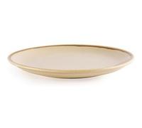 Assiette plate ronde couleur sable Kiln Olympia 280 mm - x 4 - Porcelaine Multicolore G