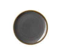 Assiette Plate Ronde Grise 230 mm x 6