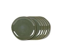 Table Passion Assiette plate Symphony 27 cm Vert – Lot de 6