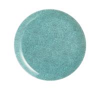 Assiette Plate Turquoise 26 Cm Transparent