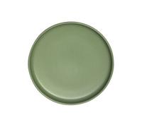 Assiette plate Uno amande 28 cm (lot de 6) - - Vert - Grès