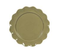 Assiette plate verte Agra 27 cm (lot de 6) - Table Passion - Vert - Grès G