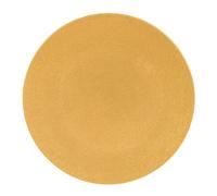 Table Passion – Assiette plate Vésuvio 27 cm grès safran – Lot de 6