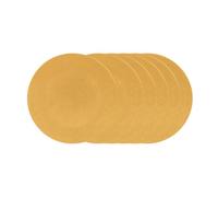 Table Passion – Assiette plate Vésuvio 27 cm grès safran – Lot de 6