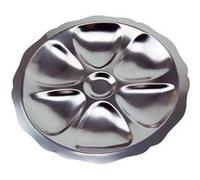 Assiette pour 6 huitres inox Tarrerias Bonjean