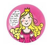 ASSIETTE À DESSERT PRINCESSE ''JE NE SORS PAS DE TABLE...'' Ø 20cm