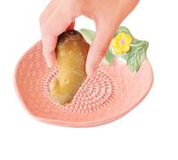 Assiette Râpe À Fruits Manuelle Petit Bol Râpeur Décoratif Antidérapant