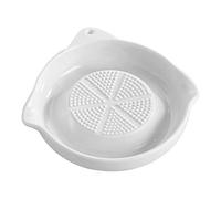 Assiette râpe à l'ail - Assiette râpe en porcelaine de 5,38 pouces, gadget de déchiquetage | Plaques de broyeur de gingembre | 13,5x13,5 cm pour la cuisine, préparation des aliments, restauration, Res