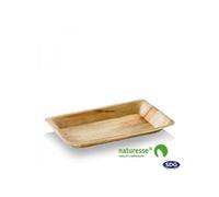 Chauffe plat & assiette SDG Assiette Rectangulaire Feuille de Palmier 24x16 cm x 100