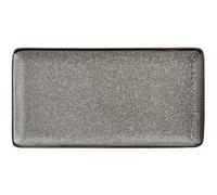 Assiette Rectangulaire Mineral Effet granit x 6