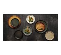 Assiette Restaurant Plate 180 mm 6 Couleurs x 6 Canvas
