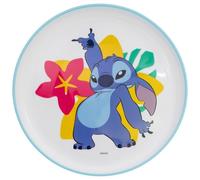 Assiette réutilisable bicolore avec base antidérapante Stitch