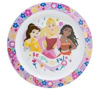 Assiette réutilisable en plastique pour enfant - Passe au micro-ondes - Disney Princesses