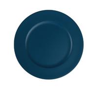 Chaks - ASSIETTE RÉUTILISABLE PRÉSENTATION 33CM BLEU MAT