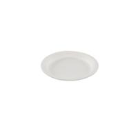 Assiette ronde blanche en canne à sucre Ø 17 cm 800 unités Betik