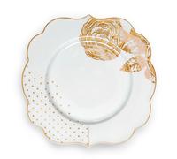 Assiette Royal White, taille:17 cm