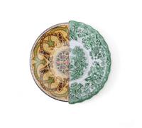 Assiette - SELETTI - Sravasti - Porcelaine en os de Chine - Blanc - Assiette de présentation