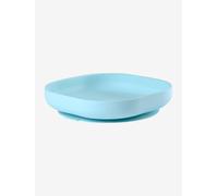 Assiette silicone avec ventouse bleu TU
