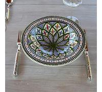 Assiette Tebsi Bakir vert - D 23 cm