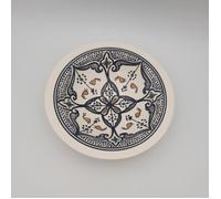 Assiette Tebsi Marocain noir - D 23 cm