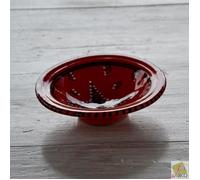 Assiette Tebsi Tatoué rouge - D 14 cm